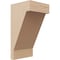 Ekena Millwork 4"W x 4"D x 8"H Wide Burlington Rough Cedar Woodgrain TimberThane Corbel, Primed Tan CORUR04X04X08BURRCPR - alternate 1